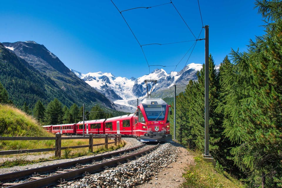 Switzerland by train